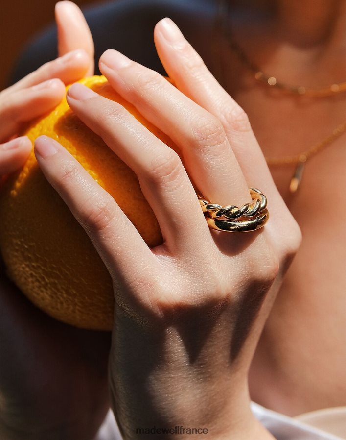 bijoux fr Madewell femmes anneaux empilables soko uzi or DX88282262