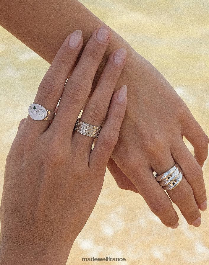 bijoux fr Madewell femmes bague muns tablero argent DX88281930