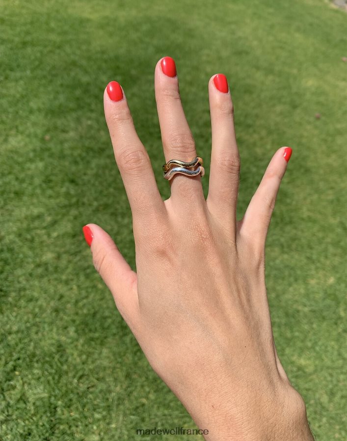 bijoux fr Madewell femmes bague onda plaquée studio conchita or DX88282295