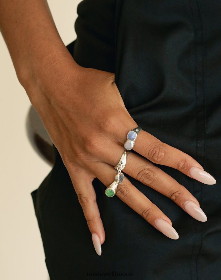 bijoux fr Madewell femmes bague sculpture duo cled multi DX88281802