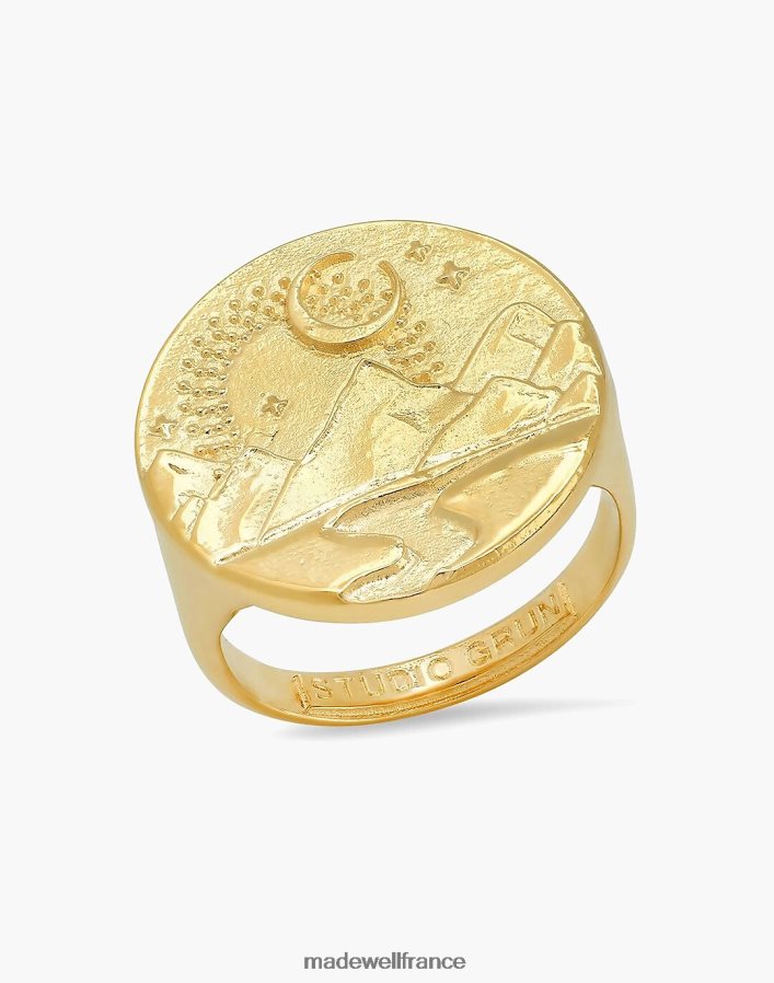 bijoux fr Madewell femmes chevalière de montagne studio grun or DX88281563