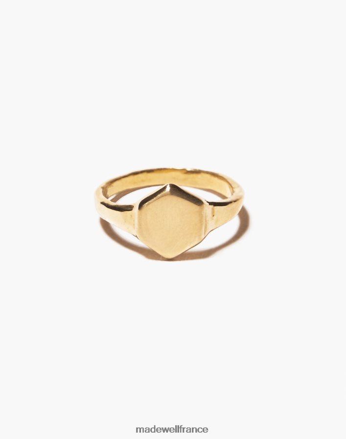 bijoux fr Madewell femmes chevalière hexagonale odette laiton DX88282073