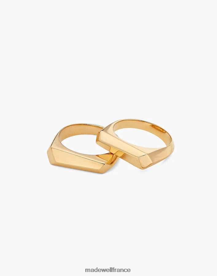 bijoux fr Madewell femmes soko sourate anneaux empilables or DX88282254