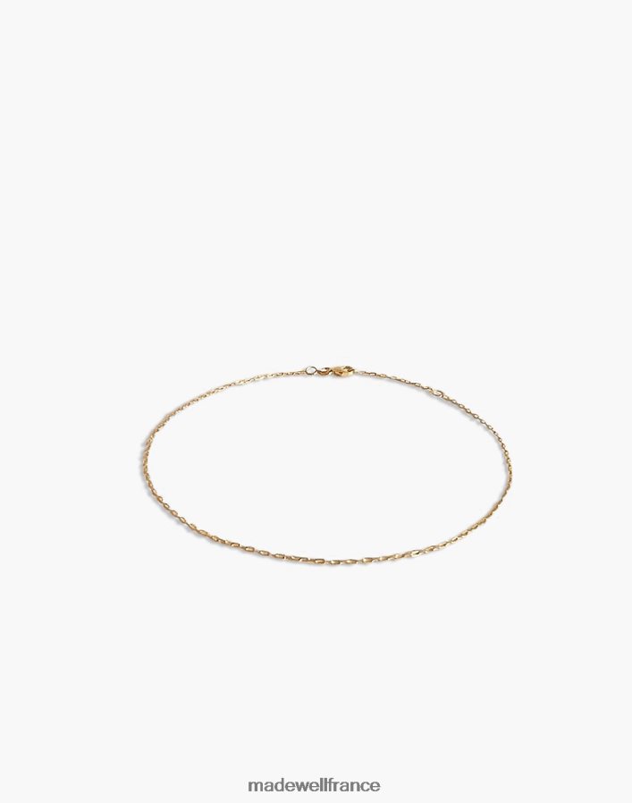bijoux fr Madewell femmes Kinn - Bracelet de cheville à chaîne micro rolo or DX88281756