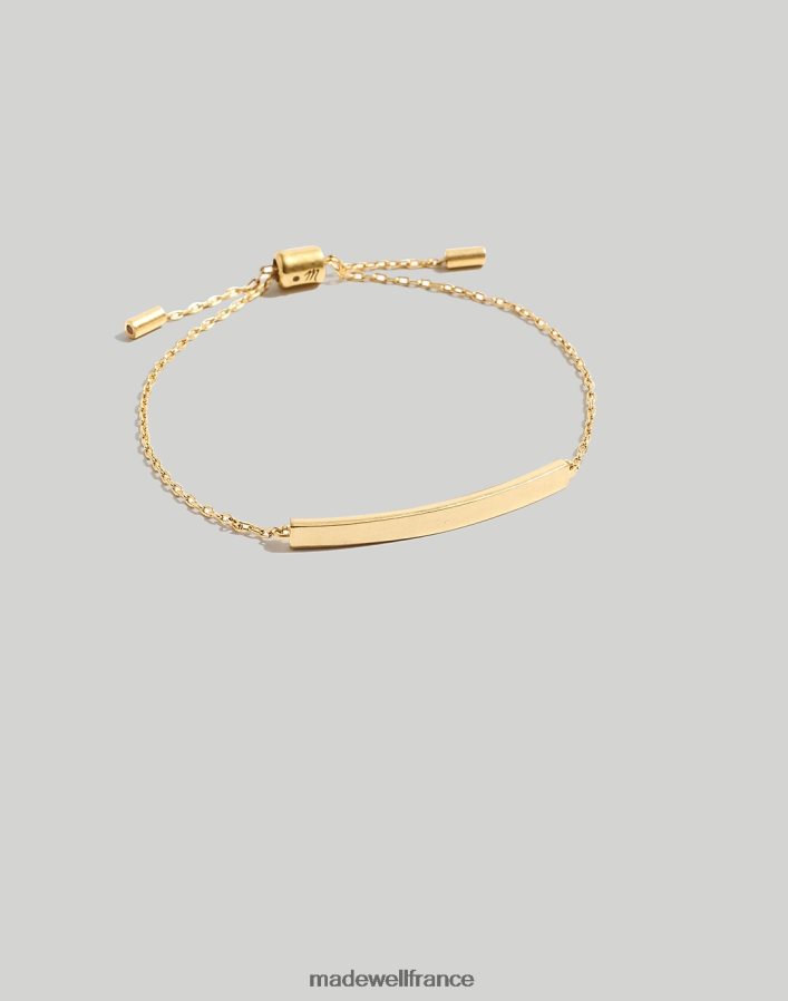 bijoux fr Madewell femmes bracelet chaîne barre or vintage DX8828832