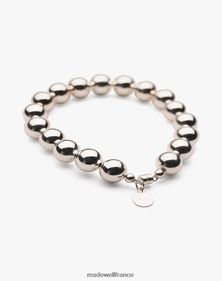 bijoux fr Madewell femmes bracelet de perles studio charlotte cauwe 10mm argent DX88281390