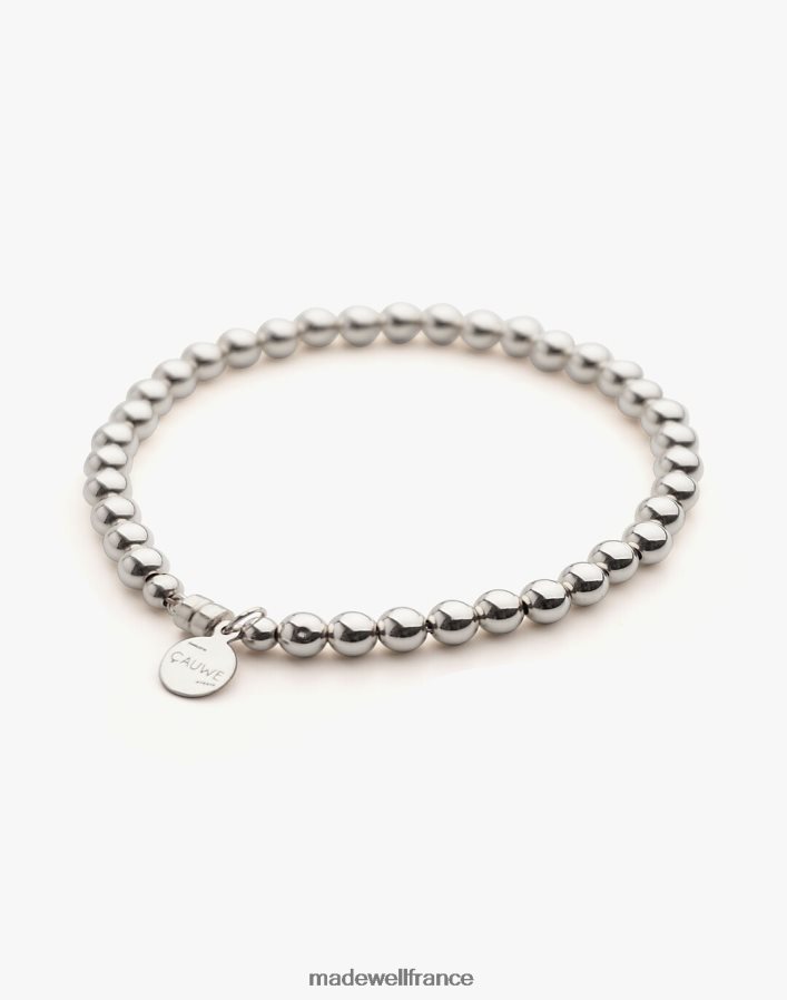 bijoux fr Madewell femmes bracelet de perles studio charlotte cauwe 5mm argent DX88281386