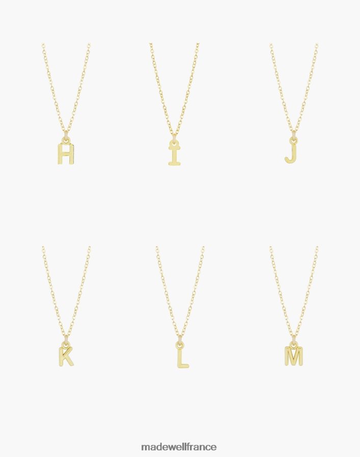 accessoires fr Madewell femmes Katie Dean bijoux collier initial la lettre B DX88281506