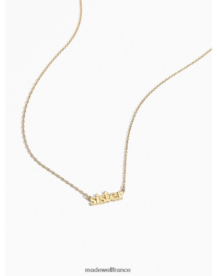 accessoires fr Madewell femmes Katie Dean bijoux collier sœur or DX88281484