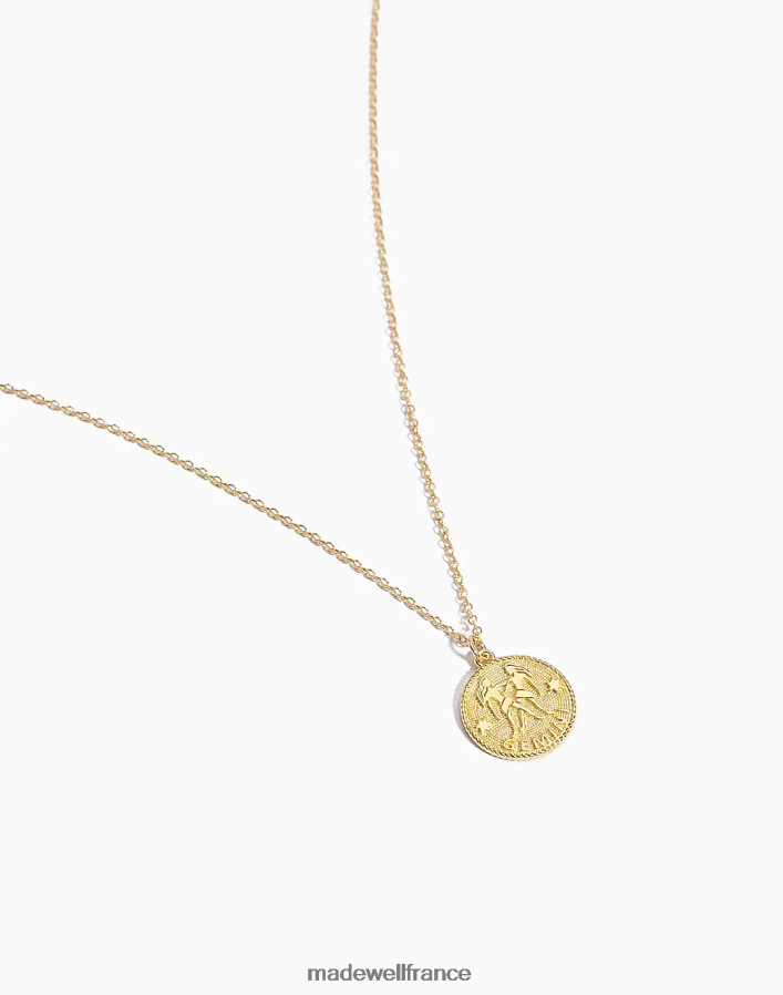accessoires fr Madewell femmes Katie Dean bijoux collier zodiaque Gémeaux or DX88281491