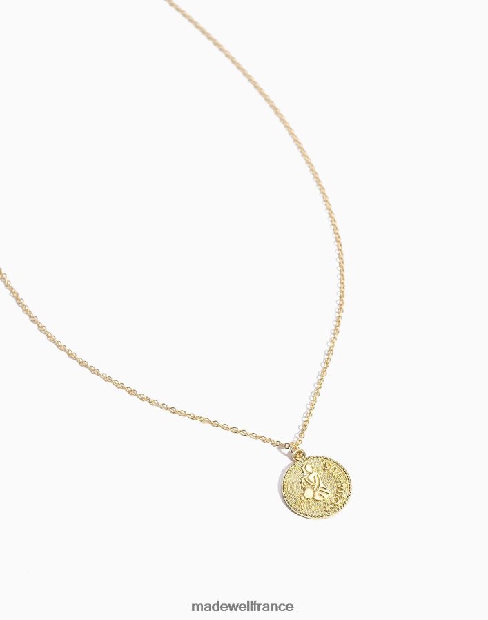 accessoires fr Madewell femmes Katie Dean bijoux collier zodiaque Verseau or DX88281500