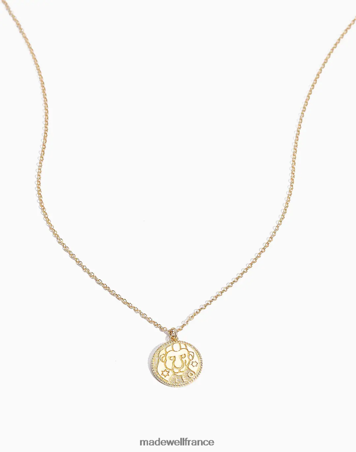 accessoires fr Madewell femmes Katie Dean bijoux collier zodiaque lion or DX88281493