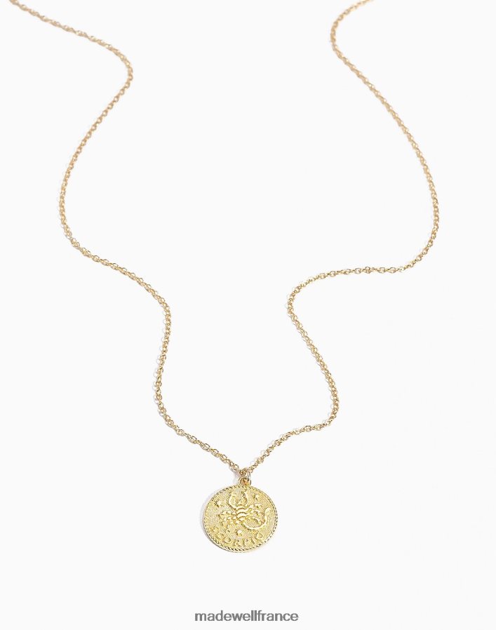 accessoires fr Madewell femmes Katie Dean bijoux collier zodiaque scorpion or DX88281499
