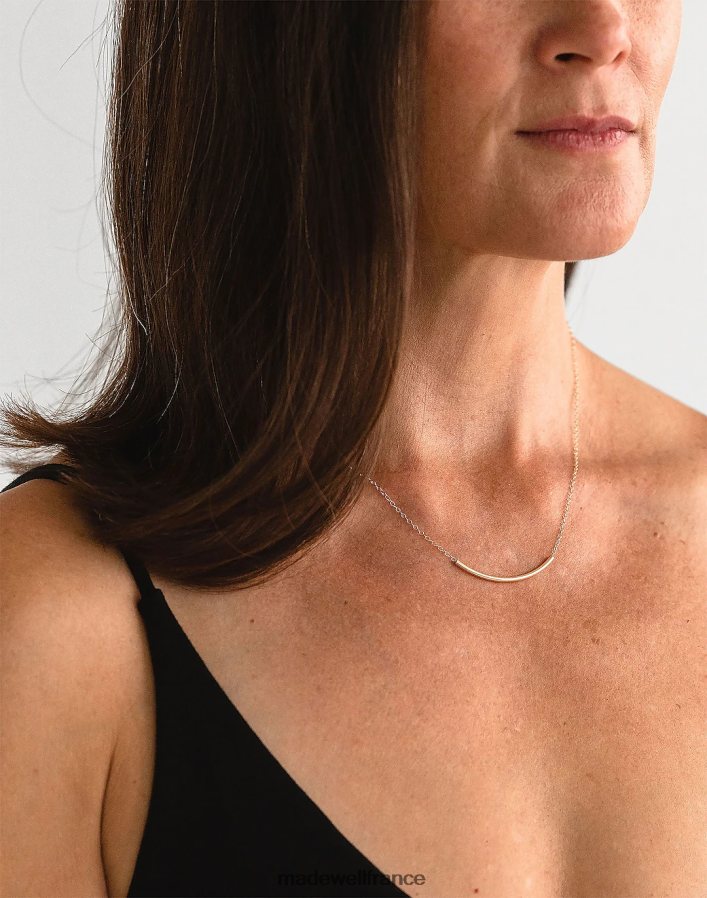 accessoires fr Madewell femmes Sheena Marshall bijoux coucher de soleil collier or DX88281438