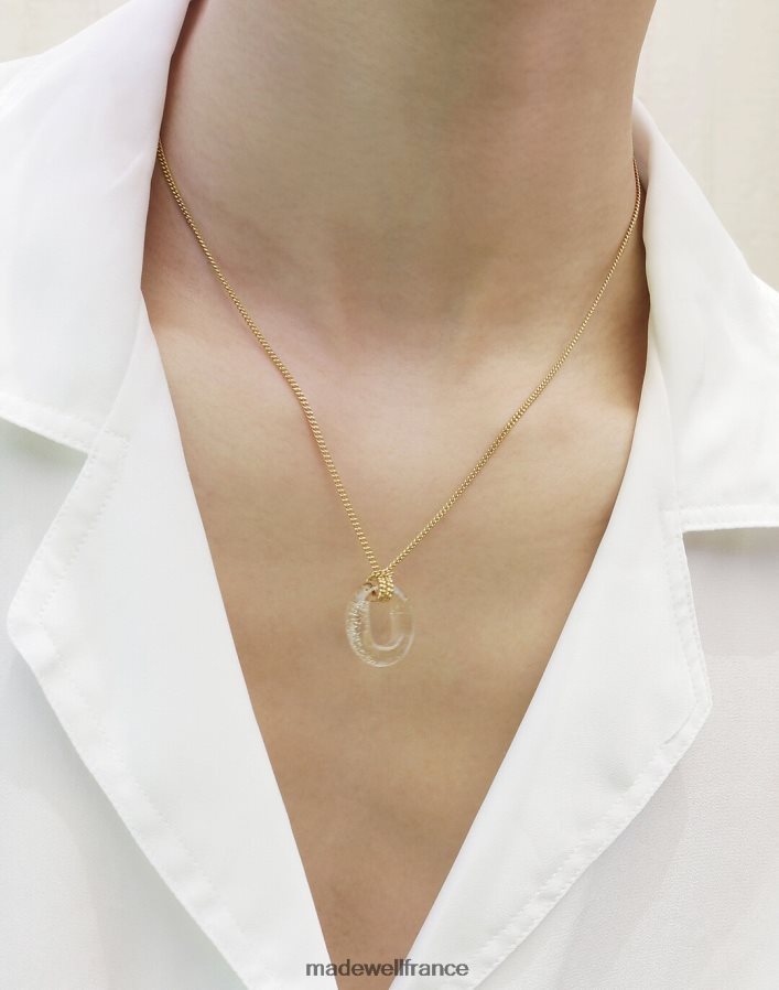 bijoux fr Madewell femmes collier accroché dans la boucle or DX88281821
