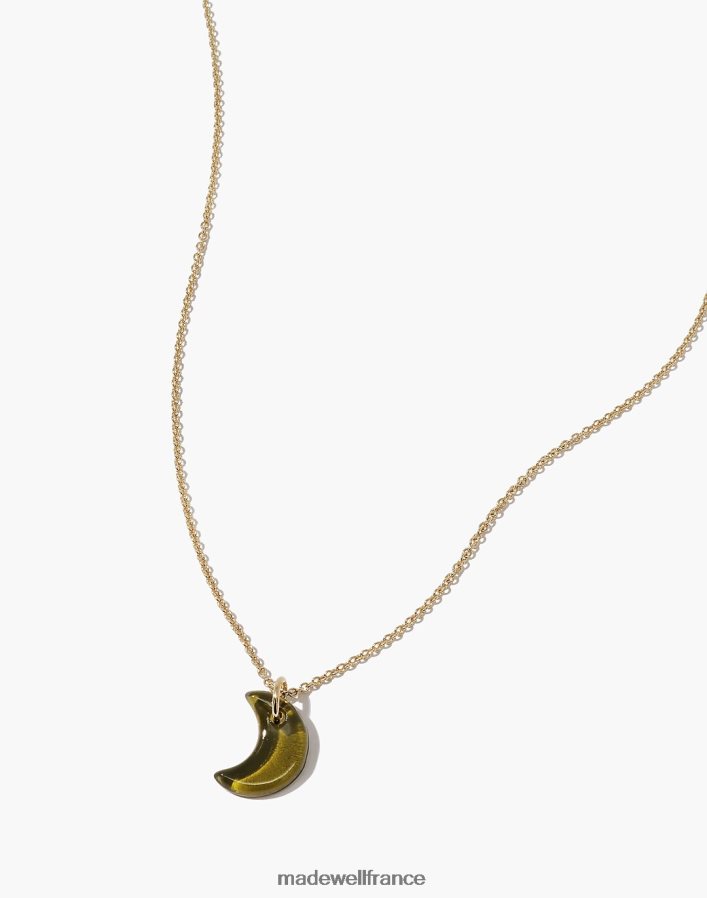 bijoux fr Madewell femmes collier à breloques lune cléd brun clair DX88281815