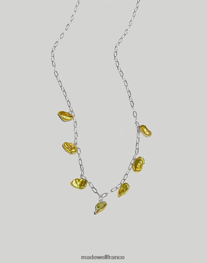 bijoux fr Madewell femmes collier à breloques orilla muns argent DX88281956
