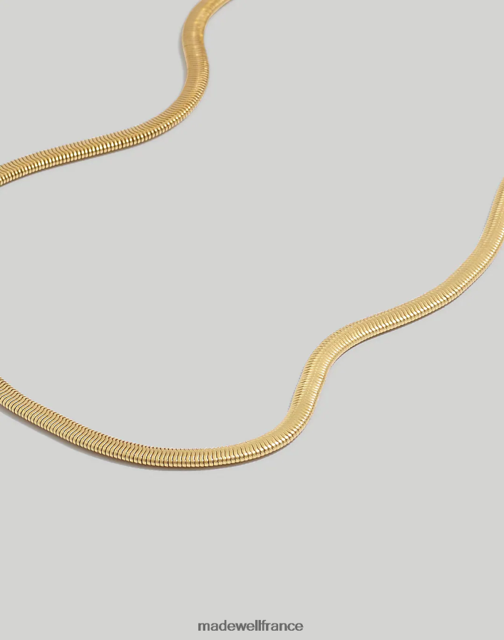 bijoux fr Madewell femmes collier à chaîne à chevrons or vintage DX8828759