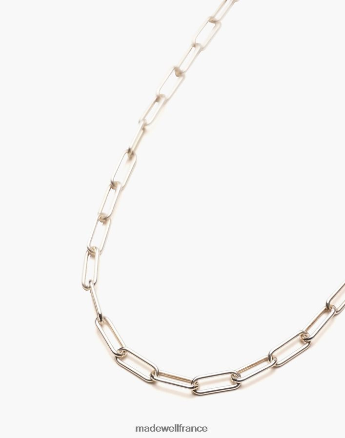 bijoux fr Madewell femmes collier chaîne trombone studio charlotte cauwe argent DX88281397