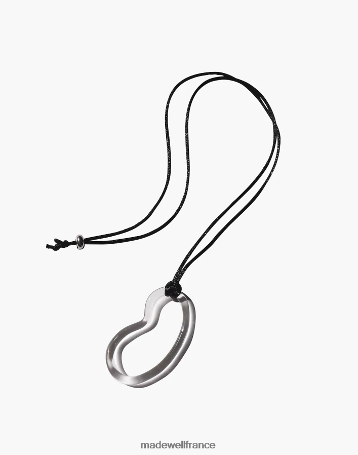 bijoux fr Madewell femmes collier cordon pendentif haricot clair jane d'arensbourg une couleur DX88281465