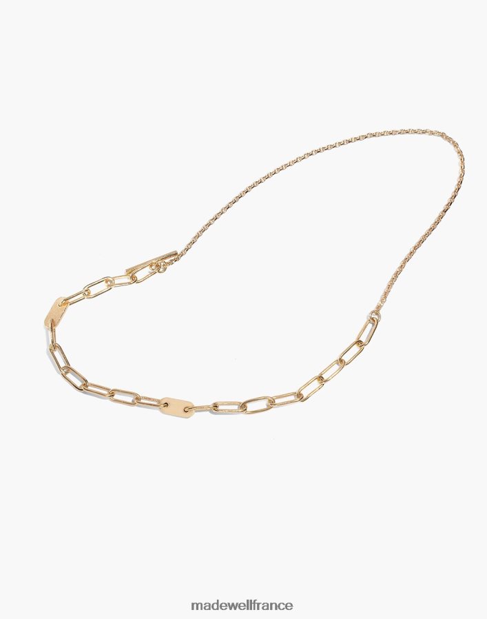 bijoux fr Madewell femmes collier délicat à col ellipse soko or DX88282275