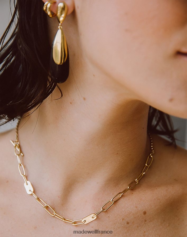 bijoux fr Madewell femmes collier délicat à col ellipse soko or DX88282275