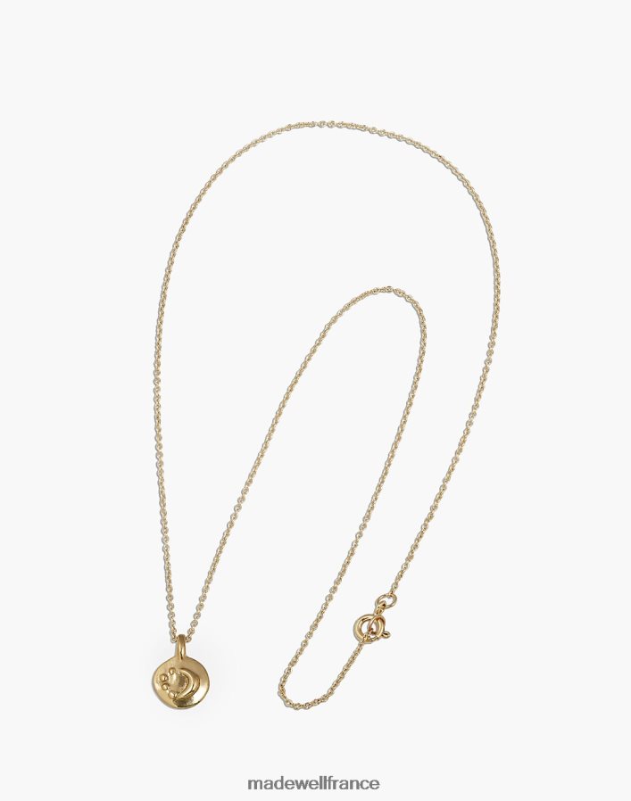 bijoux fr Madewell femmes collier de lune de Virginie Marisa Mason laiton DX88281882