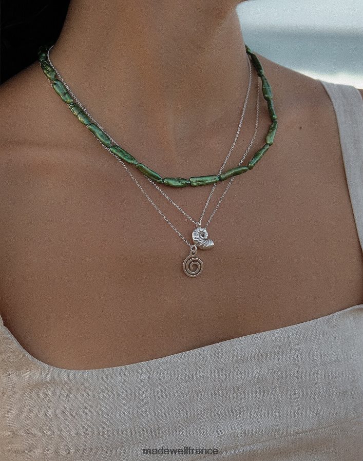 bijoux fr Madewell femmes collier de perles muns sirena or DX88281931