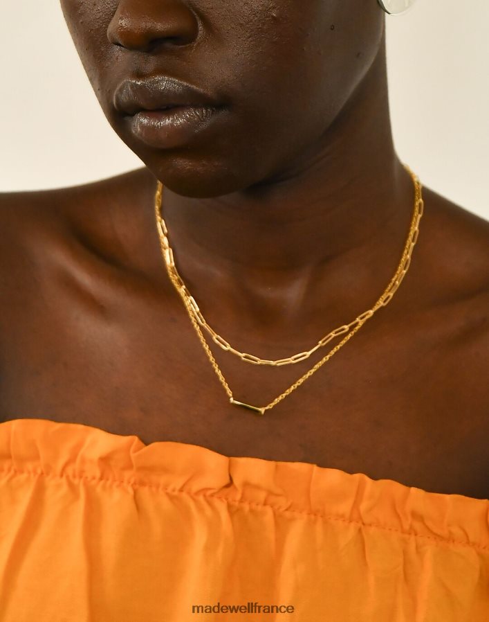 bijoux fr Madewell femmes collier en couches soko sura or DX88282253