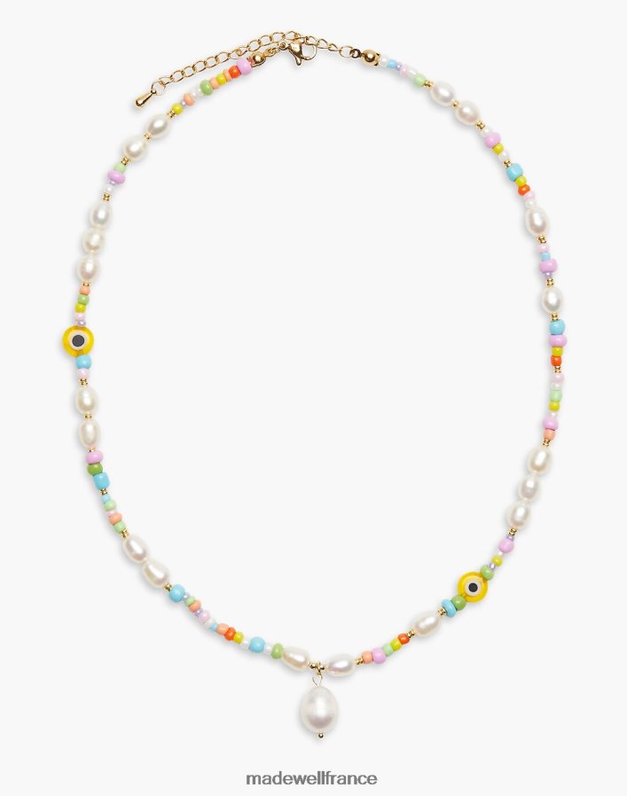 bijoux fr Madewell femmes collier goutte de perles pastel petits moments rose multicolore DX88282093
