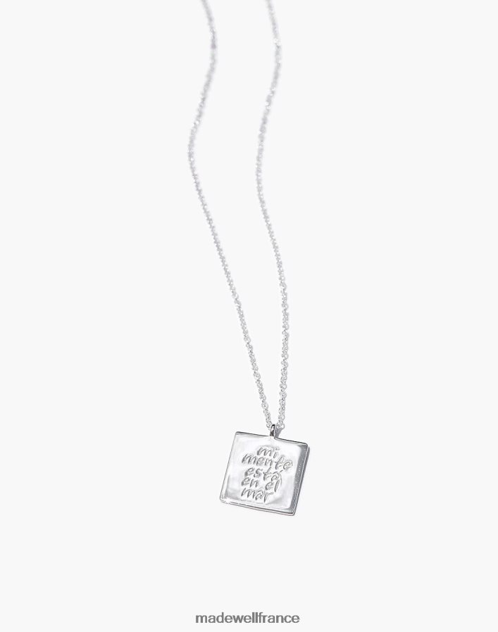 bijoux fr Madewell femmes collier muns en el mar argent DX88281976