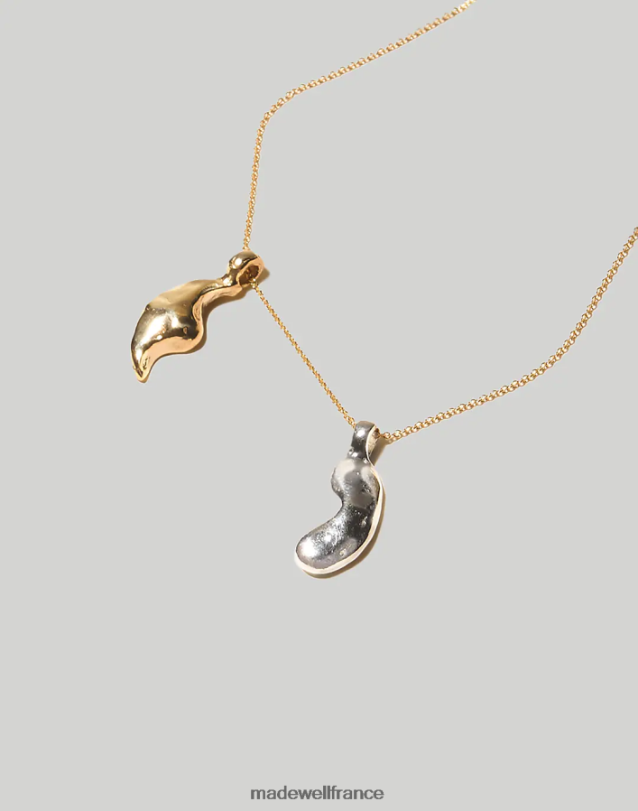 bijoux fr Madewell femmes collier odette bisous métal mixte DX88282050