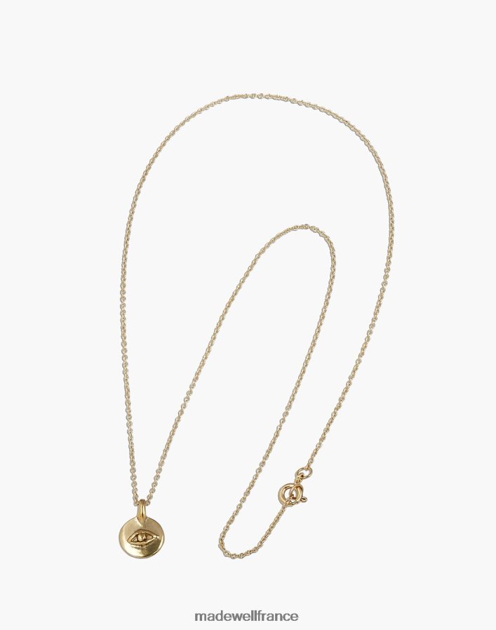 bijoux fr Madewell femmes collier oeil de virginie marisa mason laiton DX88281884