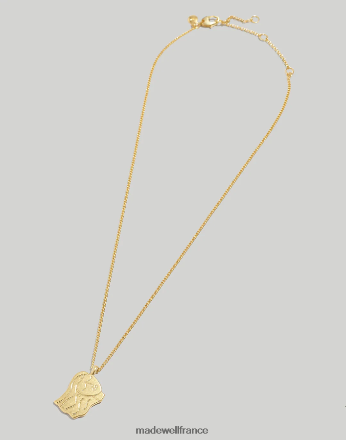 bijoux fr Madewell femmes collier pendentif esprit libre or vintage DX8828958