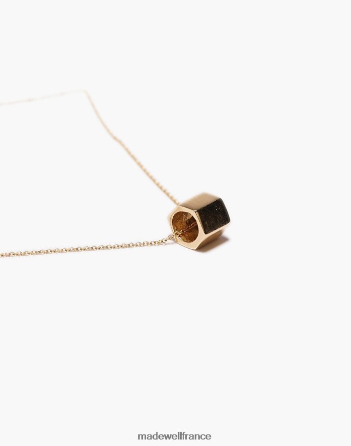 bijoux fr Madewell femmes collier à pendentif verrou odette new york or DX88282082