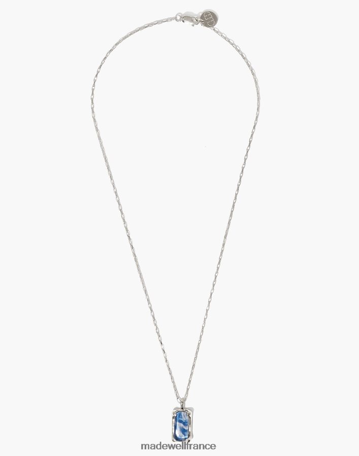 bijoux fr Madewell femmes collier prisme cled marbre bleu clair DX88281813