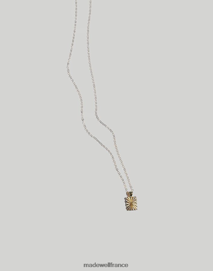 bijoux fr Madewell femmes collier reliquaire muns or DX88281928