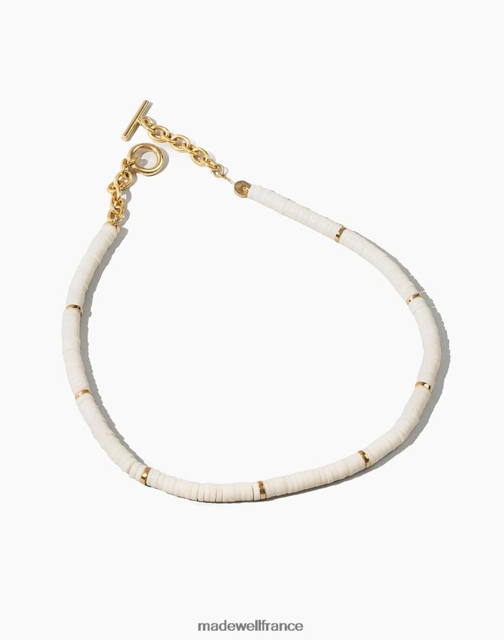 bijoux fr Madewell femmes collier soko karamu blanc DX88282263