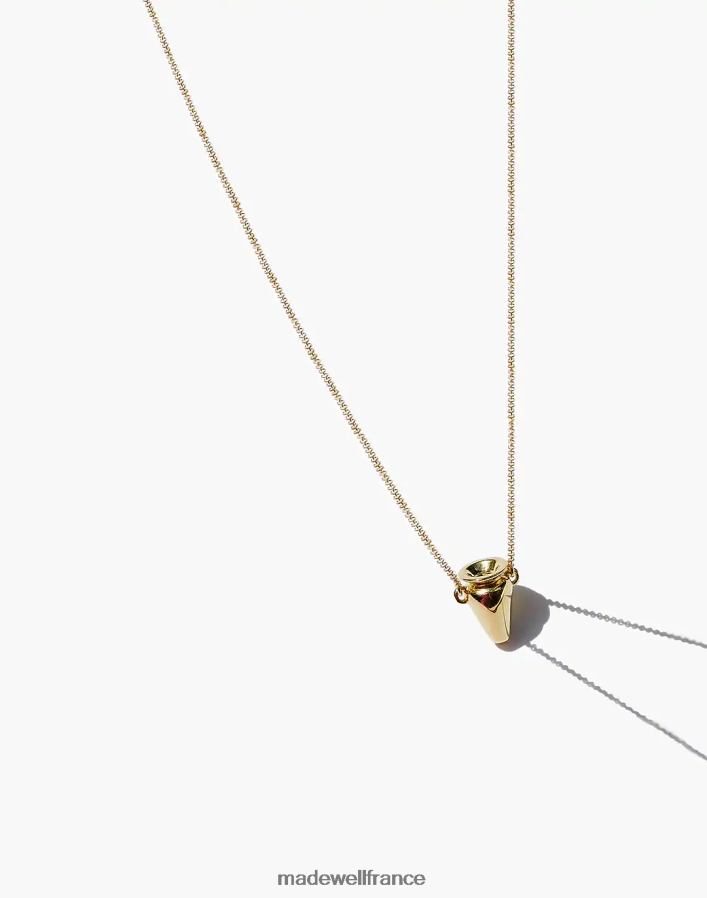 bijoux fr Madewell femmes collier vase muns casa or DX88281993
