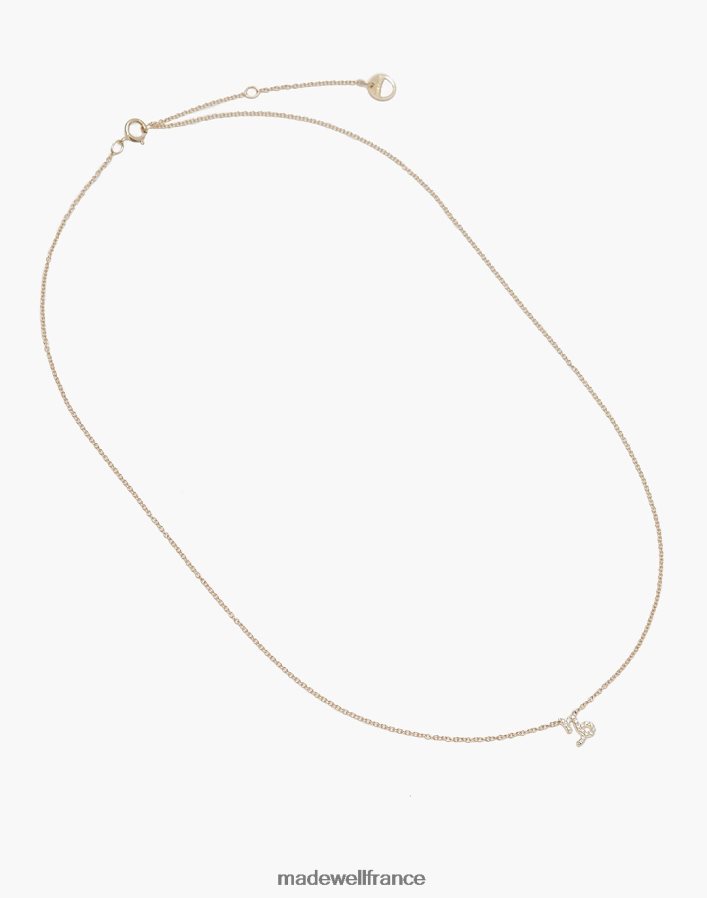 bijoux fr Madewell femmes collier zodiaque en diamant bychari Leo DX88281354