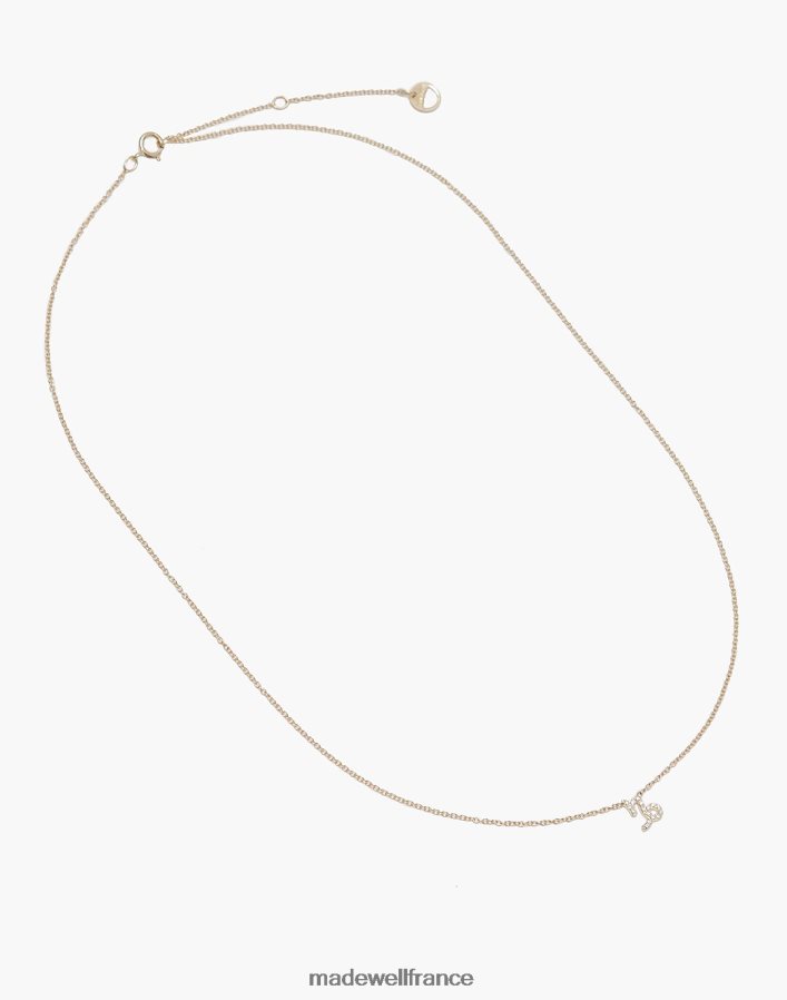 bijoux fr Madewell femmes collier zodiaque en diamant bychari Leo DX88281354