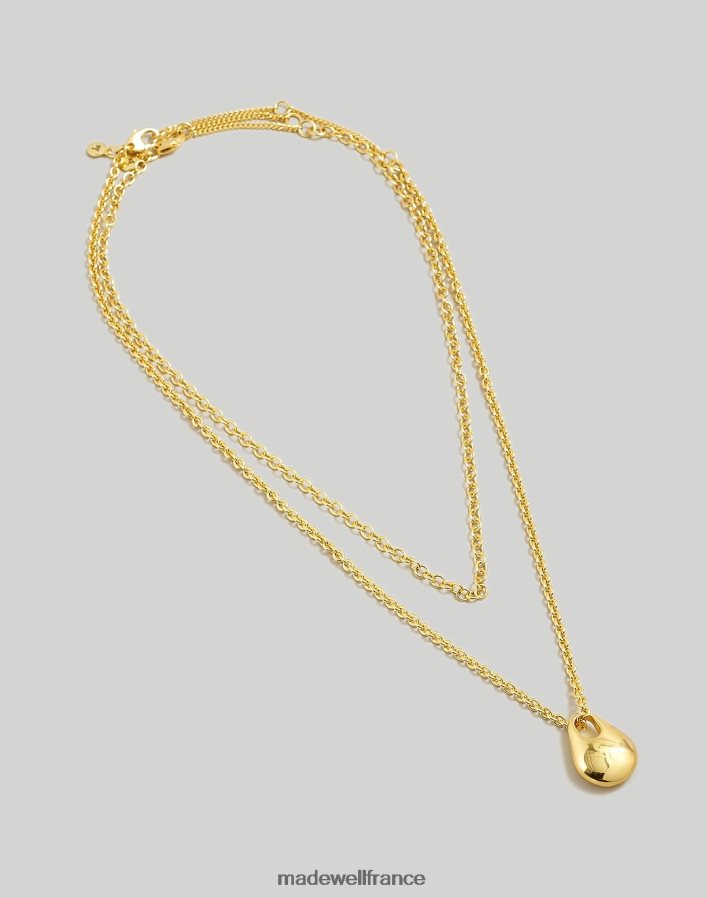 bijoux fr Madewell femmes lot de deux colliers gouttelettes or vintage DX8828941