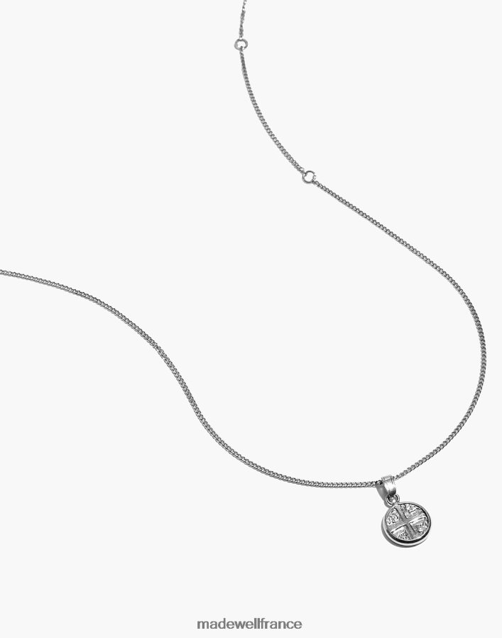 bijoux fr Madewell femmes nashira arno sterling daya mini collier de pièces de monnaie argent DX88281529
