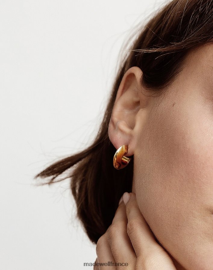 accessoires fr Madewell femmes maslo bijoux boucles d'oreilles à pointe ronde or DX88281904
