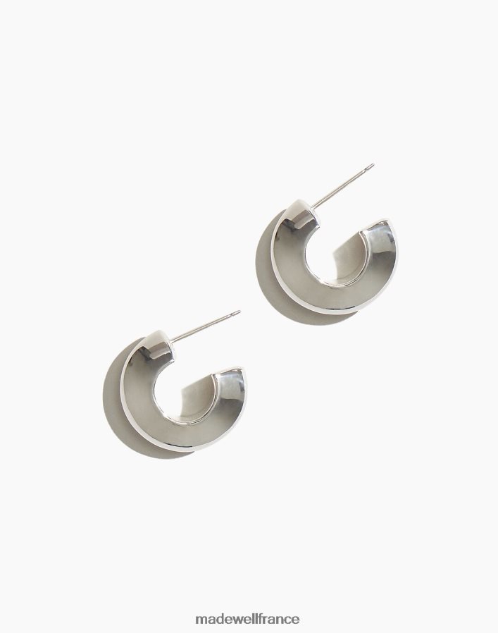 accessoires fr Madewell femmes maslo bijoux boucles d'oreilles rondes en argent sterling argent DX88281898