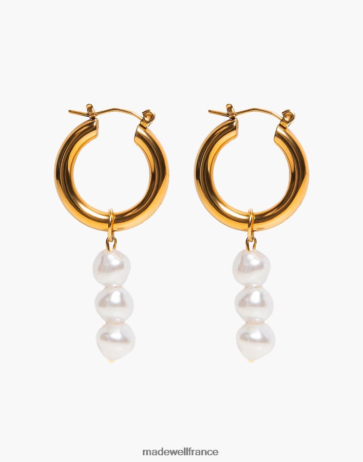 accessoires fr Madewell femmes tseatjewelry boucles d'oreilles créoles abeille or DX88281288