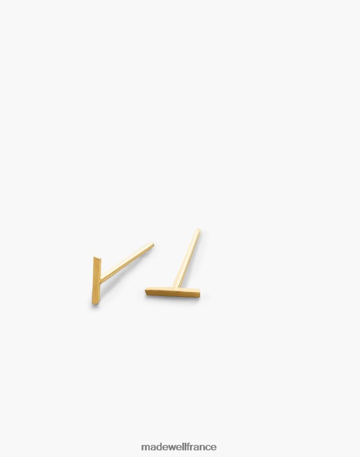 bijoux fr Madewell femmes Kinn - Petites boucles d'oreilles à tige barre or DX88281761