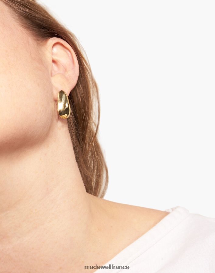 bijoux fr Madewell femmes boucles d'oreilles bouclier odette laiton DX88282074