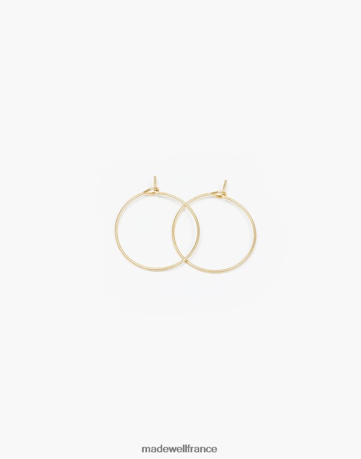 bijoux fr Madewell femmes boucles d'oreilles créoles à filament mahnal mineures laiton DX88281846