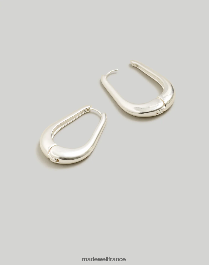bijoux fr Madewell femmes boucles d'oreilles créoles gouttelettes bœuf argenté clair DX8828851